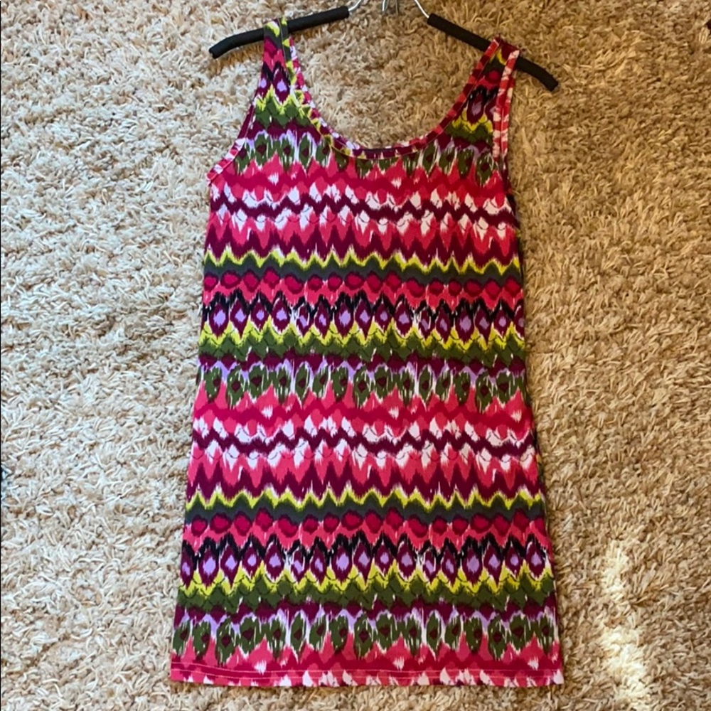 WAGW Pink Pattern Dress - SMALL